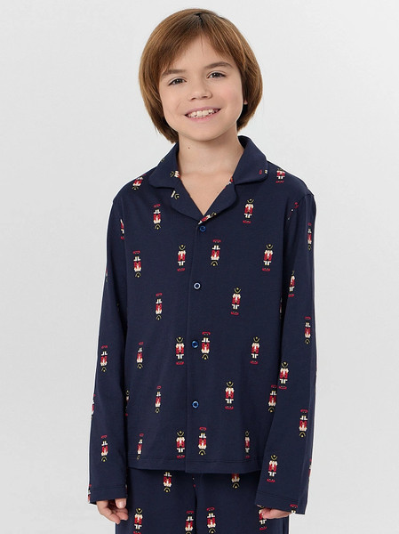 Изображение товара Пижама детская Mark Formelle 563338 (р.116-60-54, Щелкунчик на чернильном)