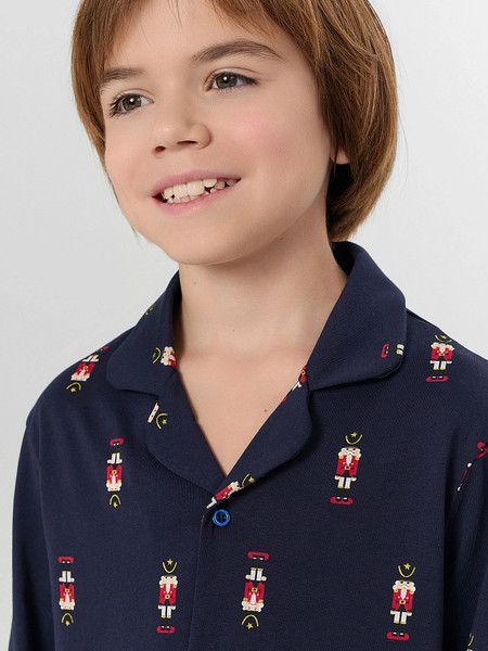 Изображение товара Пижама детская Mark Formelle 563338 (р.122-60-54, Щелкунчик на чернильном)