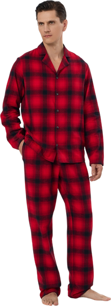 Изображение товара Пижама Mark Formelle 591047 (р.88-78-176, красная клетка на черном)