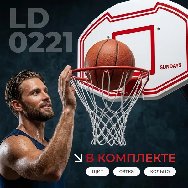 Изображение товара Баскетбольный щит Sundays LD0221