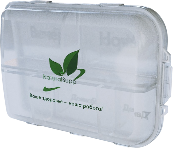 Изображение товара Таблетница NaturalSupp Прозрачная
