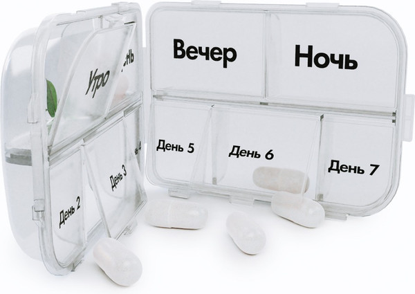 Изображение товара Таблетница NaturalSupp Прозрачная