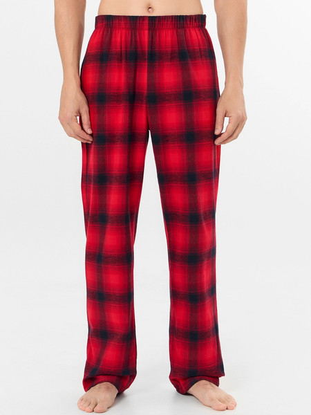 Изображение товара Пижама Mark Formelle 591047 (р.112-102-188, красная клетка на черном)