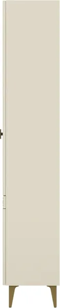 Изображение товара Шкаф с витриной Mobi Марион 16.397.01 (слоновая кость С341 PE/слоновая кость 6898 ПВХ)