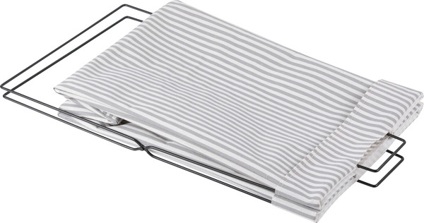 Изображение товара Корзина AksHome Yuki (серый/черный)