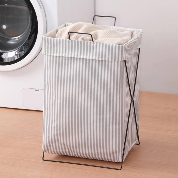 Изображение товара Корзина AksHome Yuki (серый/черный)