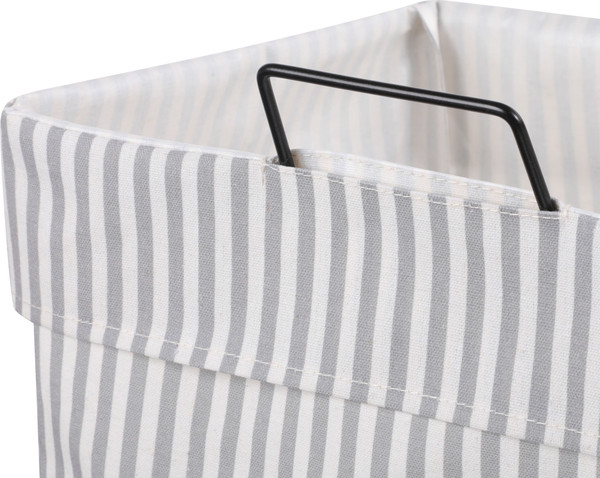 Изображение товара Корзина AksHome Yuki (серый/черный)