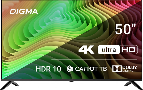 Изображение товара Телевизор Digma 50" DM-LED50UBB40 (черный)