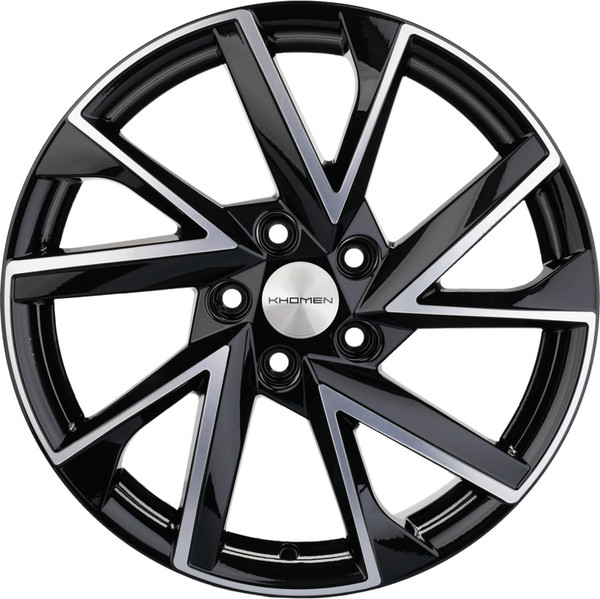 Изображение товара Литой диск Khomen KHW1714 Karoq 17x7" 5x112мм DIA 57.1мм ET 45мм (Black FP)