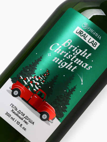 Изображение товара Гель для душа URAL LAB Winter Melody Хвойный лес / 10867228 (300мл)