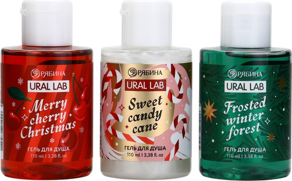 Изображение товара Набор гелей для душа URAL LAB Winter Magic Stories / 10872545 (3шт, 100мл)