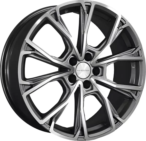 Изображение товара Литой диск Khomen KHW1907 Jetour X70/X90 Plus 19x7.5" 5x108мм DIA 60.1мм ET 38мм (Gray FP)