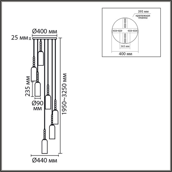 Изображение товара Люстра Lumion Tracy 8270/7A
