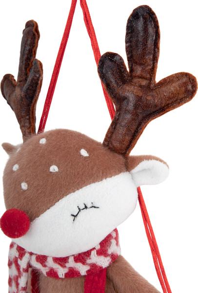 Изображение товара Фигура под елку Золотая сказка Олененок на качелях / 592506