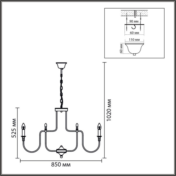 Изображение товара Люстра Lumion Suana 8318/12
