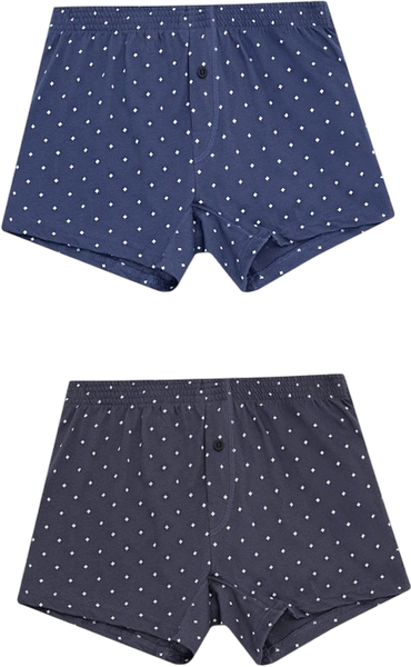 Изображение товара Комплект мужских трусов Mark Formelle 411152-2 (р.102-112, звездочки на темно-сером/звездочки на джинсовом)