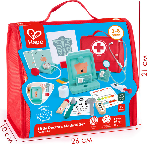 Изображение товара Набор доктора детский Hape Добрый Доктор / E3228_HP
