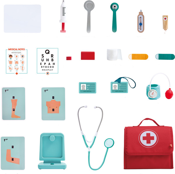 Изображение товара Набор доктора детский Hape Добрый Доктор / E3228_HP