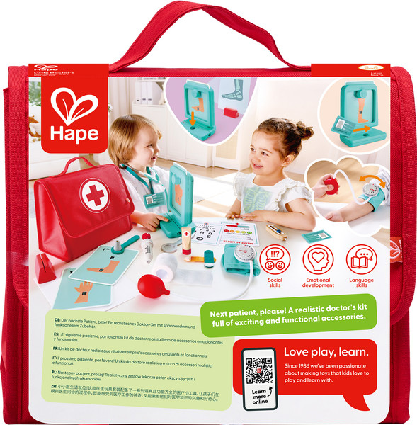 Изображение товара Набор доктора детский Hape Добрый Доктор / E3228_HP