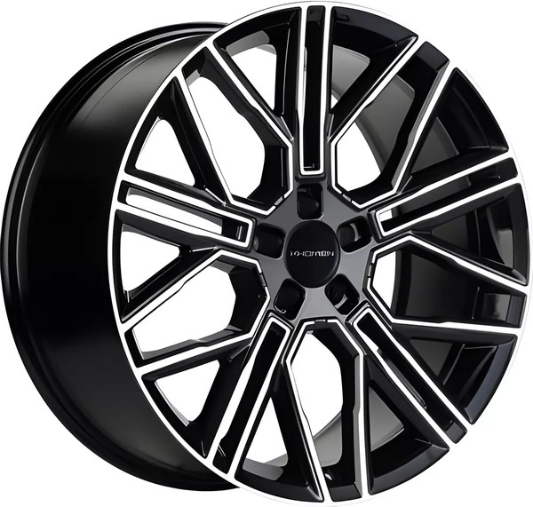 Изображение товара Литой диск Khomen KHW2101 E-tron 21x9.5" 5x112мм DIA 66.6мм ET 36мм (Black FP)
