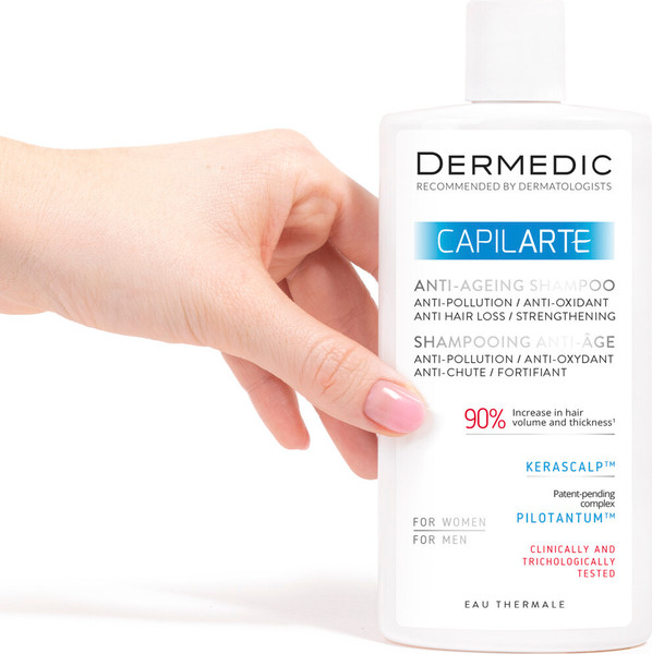 Изображение товара Шампунь для волос Dermedic Capilarte антивозрастной (300мл)