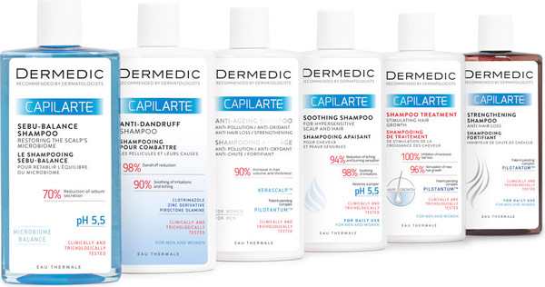 Изображение товара Шампунь для волос Dermedic Capilarte антивозрастной (300мл)