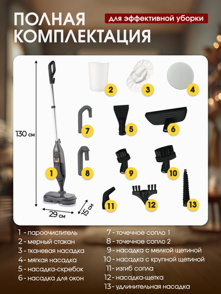 Изображение товара Пароочиститель RAF R.8781