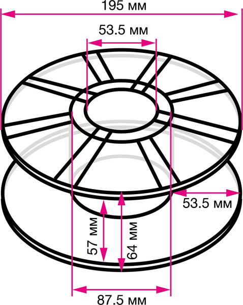 Изображение товара Пластик для 3D-печати Cactus CS-3D-TPU-0.8KG-WHITE