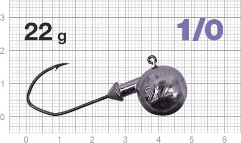 Изображение товара Джиг-головка NAUTILUS Claw NC-1021 hook №1/0 22гр / NC1021-1/0-22