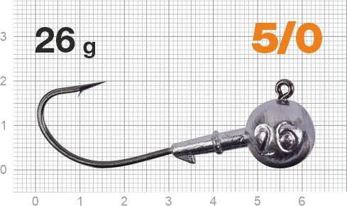 Изображение товара Джиг-головка NAUTILUS Corner 120 NC-2218 hook №5/0 26гр / NC2218-5/0-26