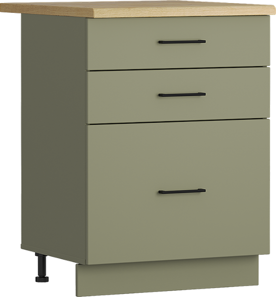 Изображение товара Комод Речицадрев Компакт Р383.16 (олива темная 693)