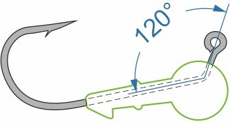 Изображение товара Джиг-головка NAUTILUS Power 120 NP-1608 hook №3/0 14гр / NP-1608-3/0-14