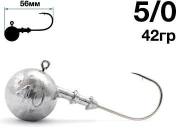 Изображение товара Джиг-головка NAUTILUS Sting Sphere SSJ4100 hook №5/0 42гр / NSSJ4100-5/0-42