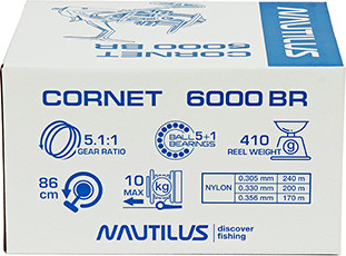 Изображение товара Катушка безынерционная NAUTILUS Cornet 6000BR / 16-68316487