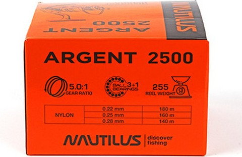 Изображение товара Катушка безынерционная NAUTILUS Argent 2500 / 16-92307797