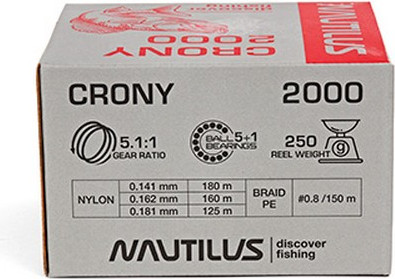 Изображение товара Катушка безынерционная NAUTILUS Crony 2000 / 16-59296048