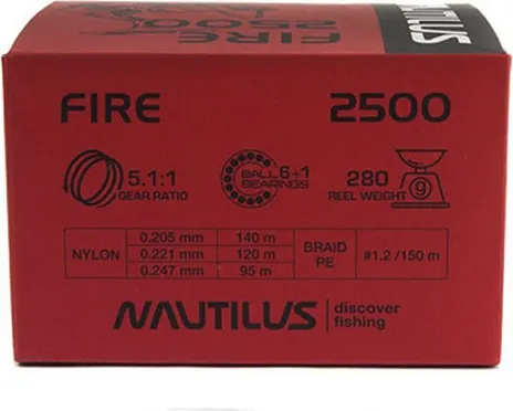 Изображение товара Катушка безынерционная NAUTILUS Fire 2500 / 16-59296038