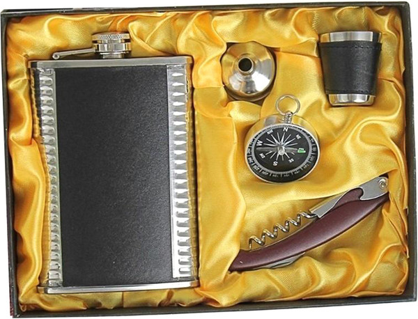 Изображение товара Фляга YYC №1 (фляжка, компас, стопка, воронка, ножик)