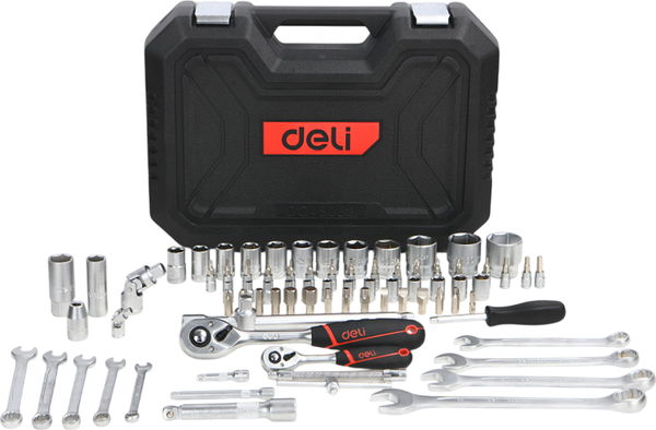 Изображение товара Универсальный набор инструментов Deli EDQ45082 (82пр)