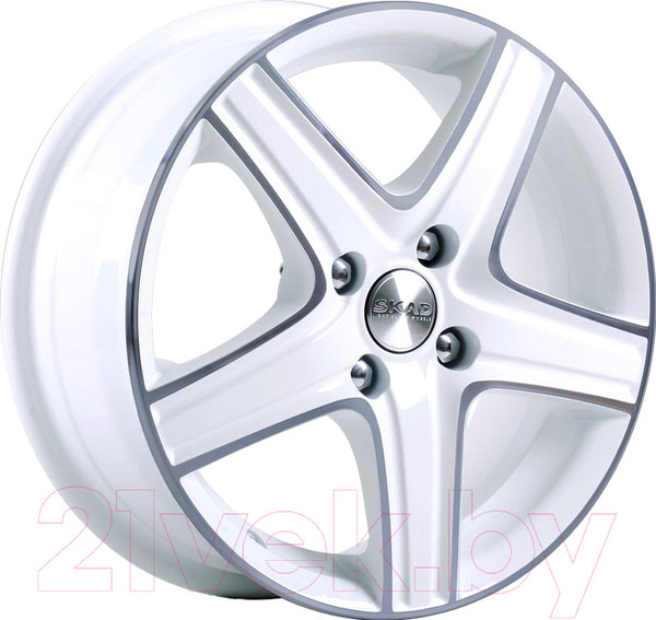 Изображение товара Литой диск SKAD Магнум 14x5.5" 4x98мм DIA 58.6мм ET 38мм Алмаз белый