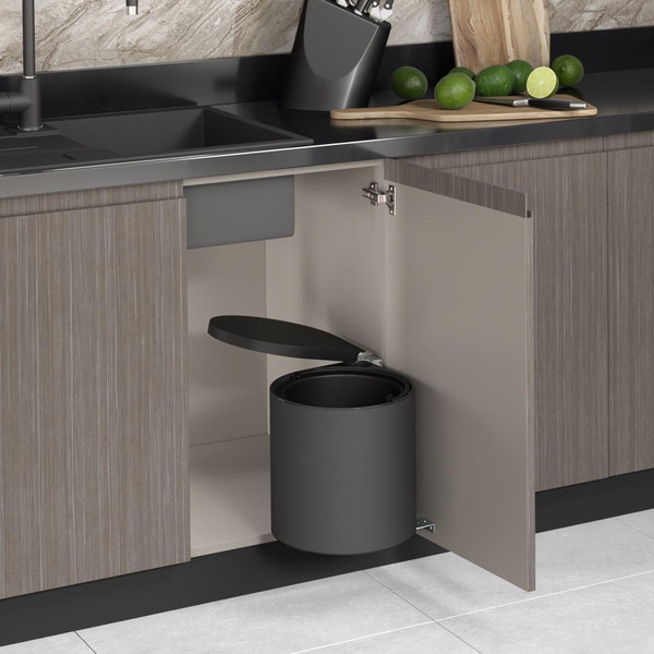 Изображение товара Мусорное ведро Starax S-2253-A (10л, черный)