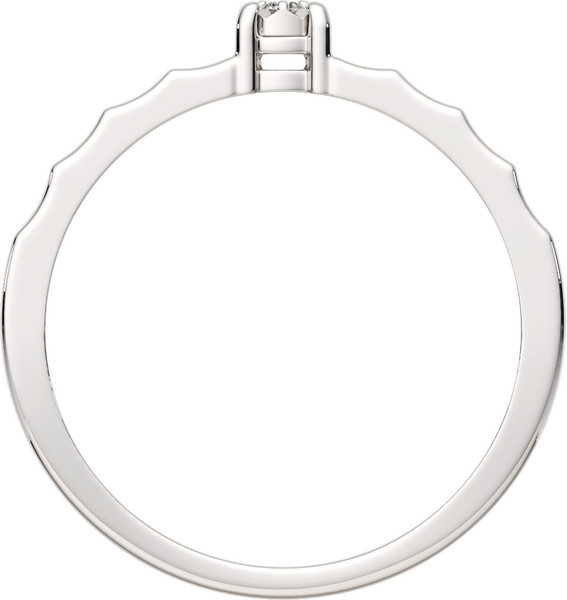 Изображение товара Кольцо помолвочное из серебра ZORKA 02D0020 (р.16.5, с бриллиантом)