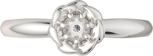 Изображение товара Кольцо из серебра ZORKA 02D0052 (р.18, с бриллиантом)