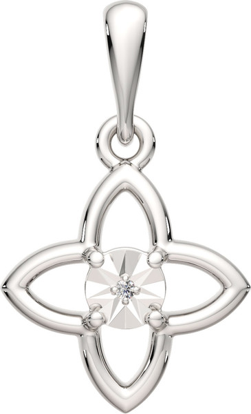 Изображение товара Подвеска из серебра ZORKA 04D0156.ZZ (с бриллиантом)