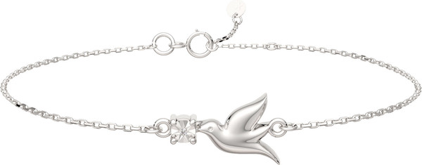 Изображение товара Браслет из серебра ZORKA 06D0013.ZZ (18см, с бриллиантом)