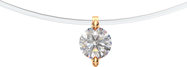 Изображение товара Колье из розового золота ZORKA 580003.14K.R (40см, с фианитом)