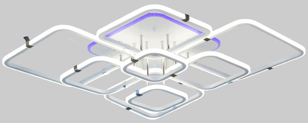 Изображение товара Люстра Aitin-Pro D18963C/8 (белый/хром)