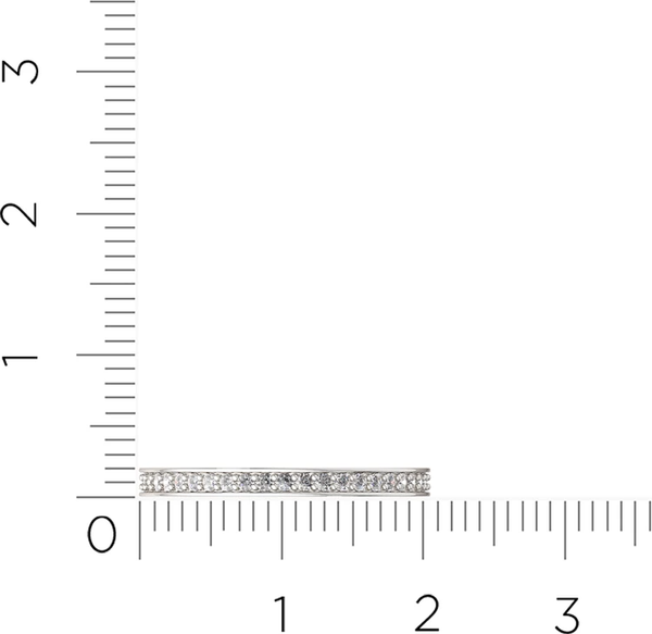 Изображение товара Кольцо из серебра ZORKA 0210046 (р.16, с фианитами)