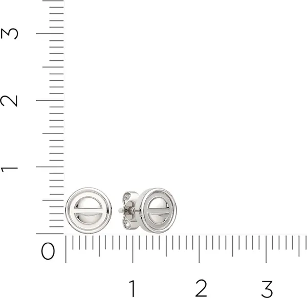 Изображение товара Серьги из серебра ZORKA 0300364