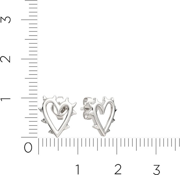 Изображение товара Серьги из серебра ZORKA 0300385